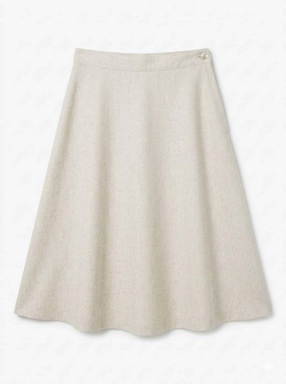 🔺️Vintage Sears Oatmeal Cream Colored Skirt Small